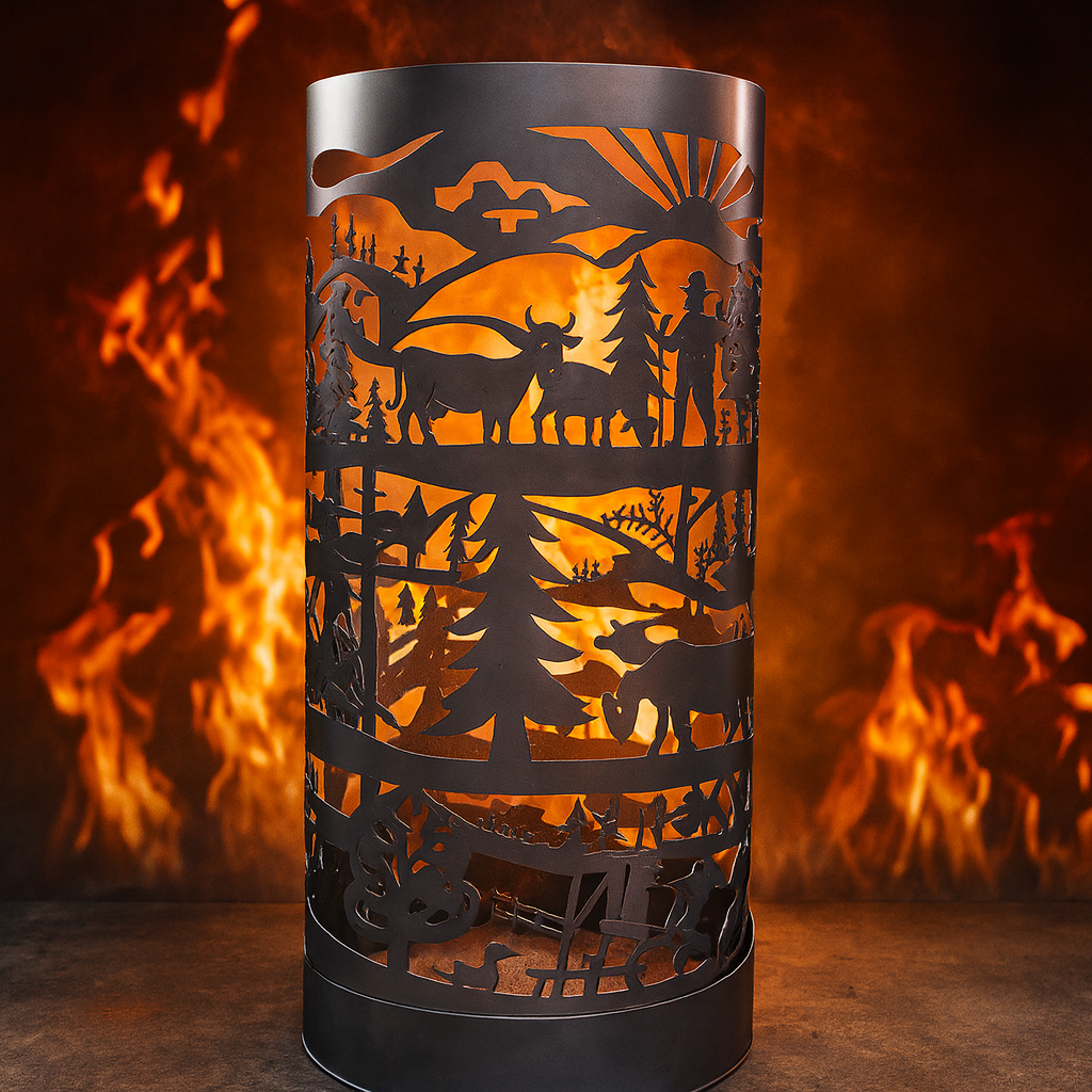 Feuersäule sehr gross