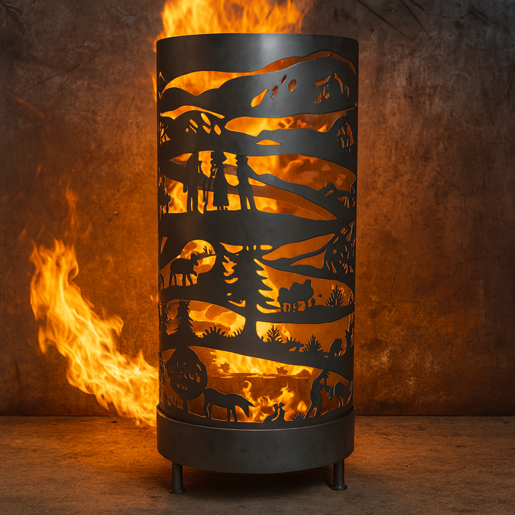 Feuersäule sehr gross