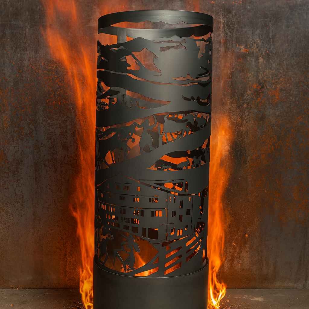 Feuersäule sehr gross